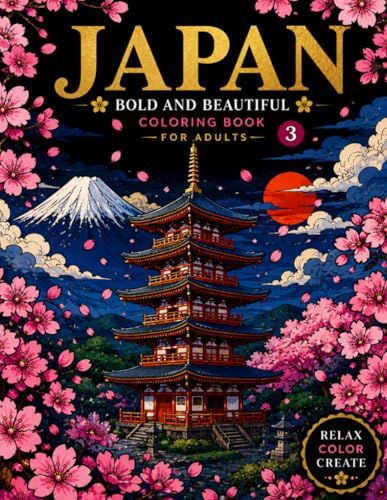 JAPAN BOLD AND BEAUTIFUL COLORING BOOK