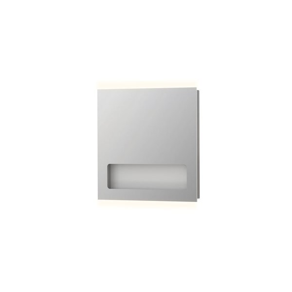 Ink SP8 Spiegel met geintegreerd planchet en LED verlichting onder/boven binnenzijde 8408120