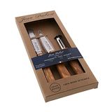 Set van 3 keukengerei, olijfhouten handvat, voor behandeling