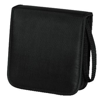 Hama CD Wallet Nylon - 20 CD's - Black