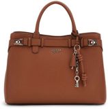 GUESS Gregoria Large Girlfriend Satchel Handtas Cognac