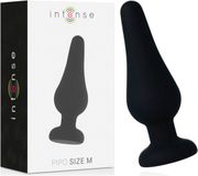 INTENSE ANAL TOYS Intense Anal Plug Pipo M Silicone Black 11 Cm