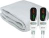 Auronic Elektrische Onderdeken XL - 190x160cm - 2 Persoons - Verwarmingsdeken - 2 Warmtezones - Wit