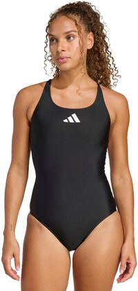 adidas Performance 3 Bar Logo Badpak - Zwart - Dames - Maat 46