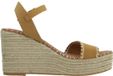 POPA BANDON Sandalen met hak Dames Bruin Suède Sleehak Maat 40