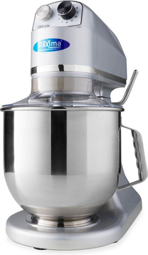 Maxima Horeca Planeetmenger Tafelmodel - 7 L - Ivoor - Max 2 Kg Deeg - 11 Snelheden