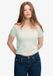Superdry Bardot Off-Shoulder Top Coupe Ajustée Femme T-shirts Taille 10 Desert Bone Blanc Cassé Coton/Élasthanne Automne/Hiver 2026