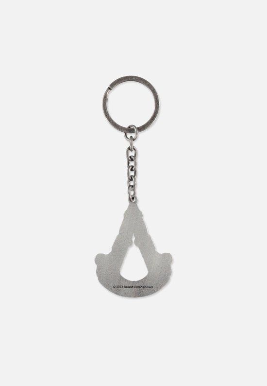 Assassin's Creed Mirage Metal Crest Keychain - Silver - Unisex