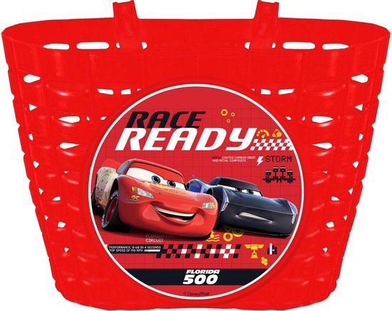 4KidsOnly Disney Fietsmand Cars Junior 20 Cm Rood