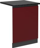 Vicco R-Line Vaatwasserfrontpaneel – 60 cm, WB Antraciet Rood