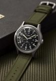 Timex Mk1 Automatic Horloge Groen en Zilverkleurig