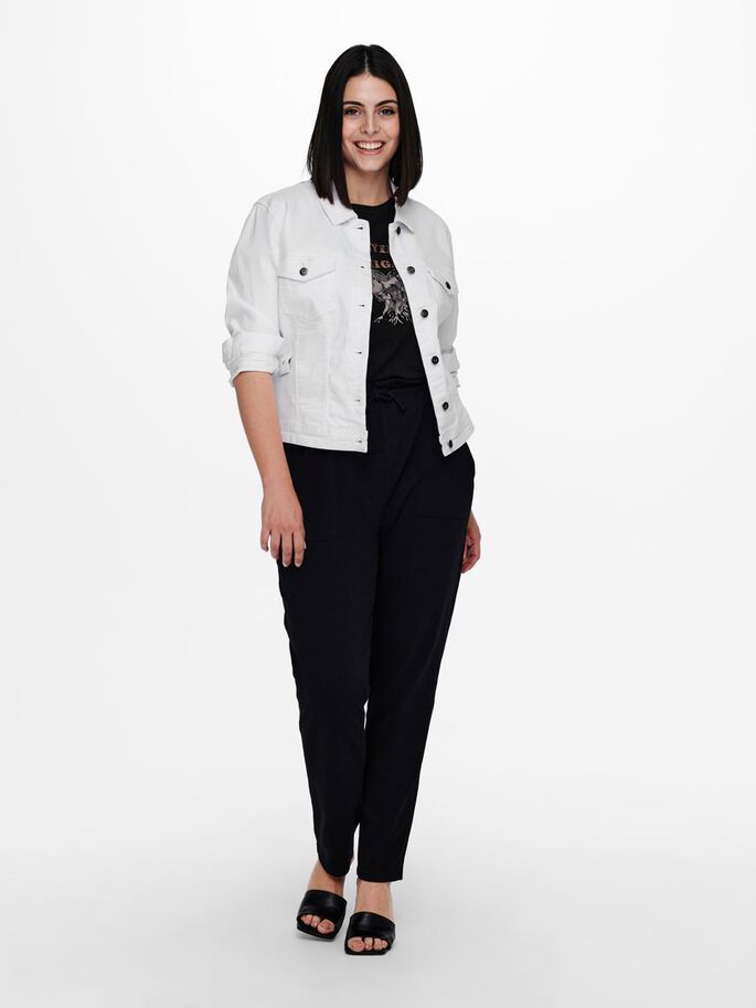 ONLY CARMAKOMA CARWESPA Jacket - White - Size 42