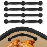Airfryer magneten set van 4 - Voor het bevestigen van bakpapier - 13 cm