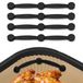 Airfryer magneten set van 4 - Voor het bevestigen van bakpapier - 13 cm