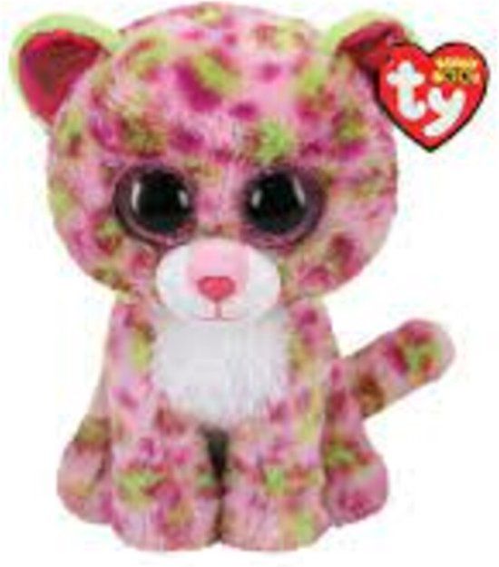Ty - Knuffel - Beanie Buddy - Lainey Leopard - 24cm