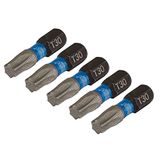 Draper 05496 TX-Star Impact schroevendraaier bits, T30 x 25mm (Pack van 5)