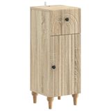 vidaXL - Badkamer - Opbergkast - ALKMAAR - Sonoma Eiken - 30 x 31 x 80 cm