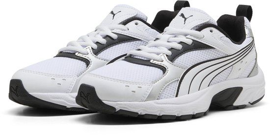 PUMA Milenio Tech LT Jr Unisex Sneakers - Puma White-Puma Black