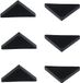 Dailygoods Protections d'angle 6mm - Noir - 20 Pièces