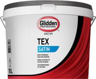 Glidden Tex Satin Muurverf 10 liter Wit