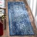 Vloerkleed SAFAVIEH Vloerkleed Evoke Collection, Korte Pools, Marine en Ivoor, 62 x 240 cm