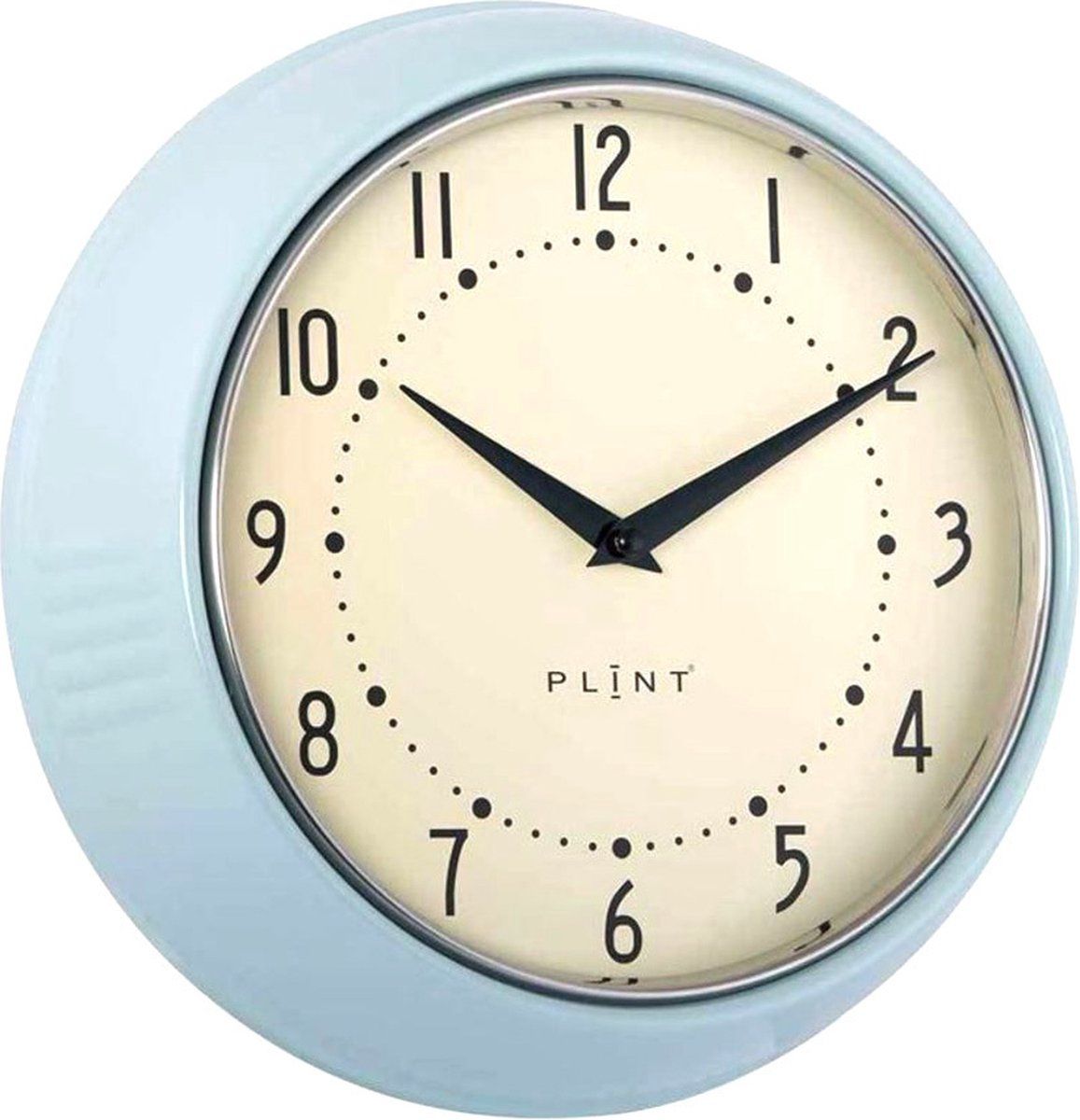 plint Retro Wandklok - 23 cm - Ice - 5744001411117