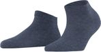 FALKE Family kort effen Coton sokken sneakersokken enkelsokken dames blauw - maat 35-38