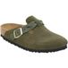 Birkenstock Gevlochten suède leren sandalen voor vrouwen Boston