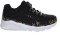 Skechers Street UNO LITE HEART CRAZE sneakers fille 314091L BKMT