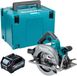 Makita HS 003 GD101 Batterie-handcirkelzaag 40 V max. 190 mm borstelloos + 1x Batterie 2,5 Ah + Makpac - sans chargeur