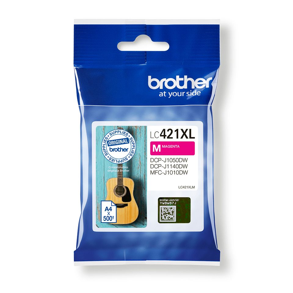Brother LC-421XLM Magenta Ink Cartridge - High Yield