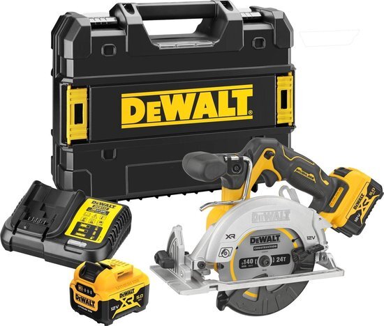 DeWalt DCS512P2 Accu Cirkelzaag Brushless 12V XR 5.0Ah in TSTAK