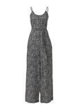 s.Oliver Jumpsuit Dierenprint Zwart/Wit