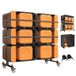 VEVOR chariot de rangement pour 42 chaises pliantes et 12 tables pliantes avec une capacité de charge de 363 kg