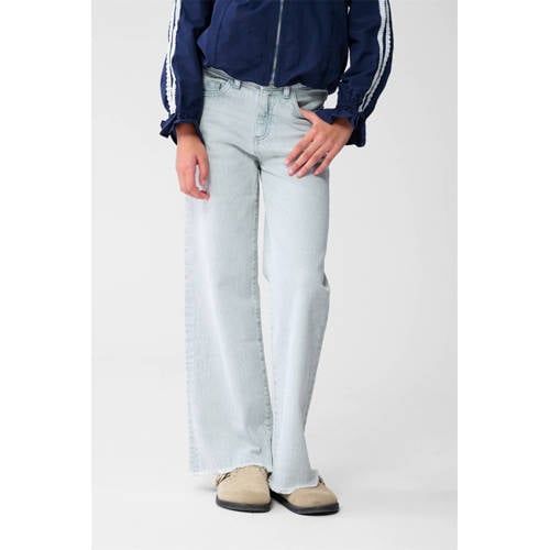 Shoeby wide leg high waist wide leg jeans light blue denim