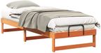 vidaXL Bedframe - Bruin - 80 x 210 cm - Massief grenenhout
