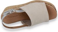 Tamaris - Dames - Plateau Sandalen - Beige - Maat 37
