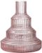 Kosta Boda Pavilion vaas H13.4cm D11.4cm lichtroze