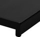 vidaXL Raamdorpel Zwart met houtnerf 100 x 30 x 4,5 cm PVC