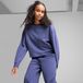 PUMA HER Relaxte Top met Ronde Hals voor Dames, Blauw, Maat S