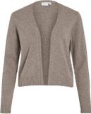 Vila Vest Viril Short L/s Knit Cardigan-noos 14060800 Falcon/melange Dames Maat - XXL