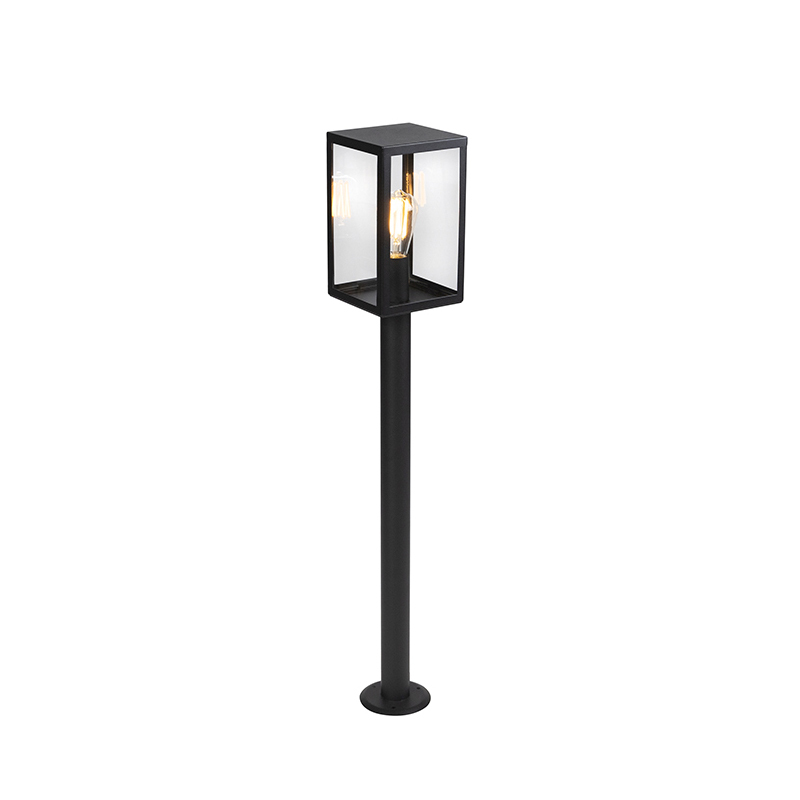 QAZQA rotterdam - Staande buitenlamp - 1 lichts - H 1005 mm - Zwart