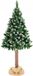Viking Choice AP Onderdelen B.V. Kunstkerstboom - 180 cm - met houten stam - sneeuw en dennenappels