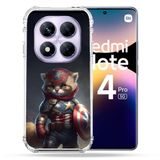 Cokitec Versterkte hoes voor Xiaomi Redmi Note 14 Pro 5G Animal Cat America