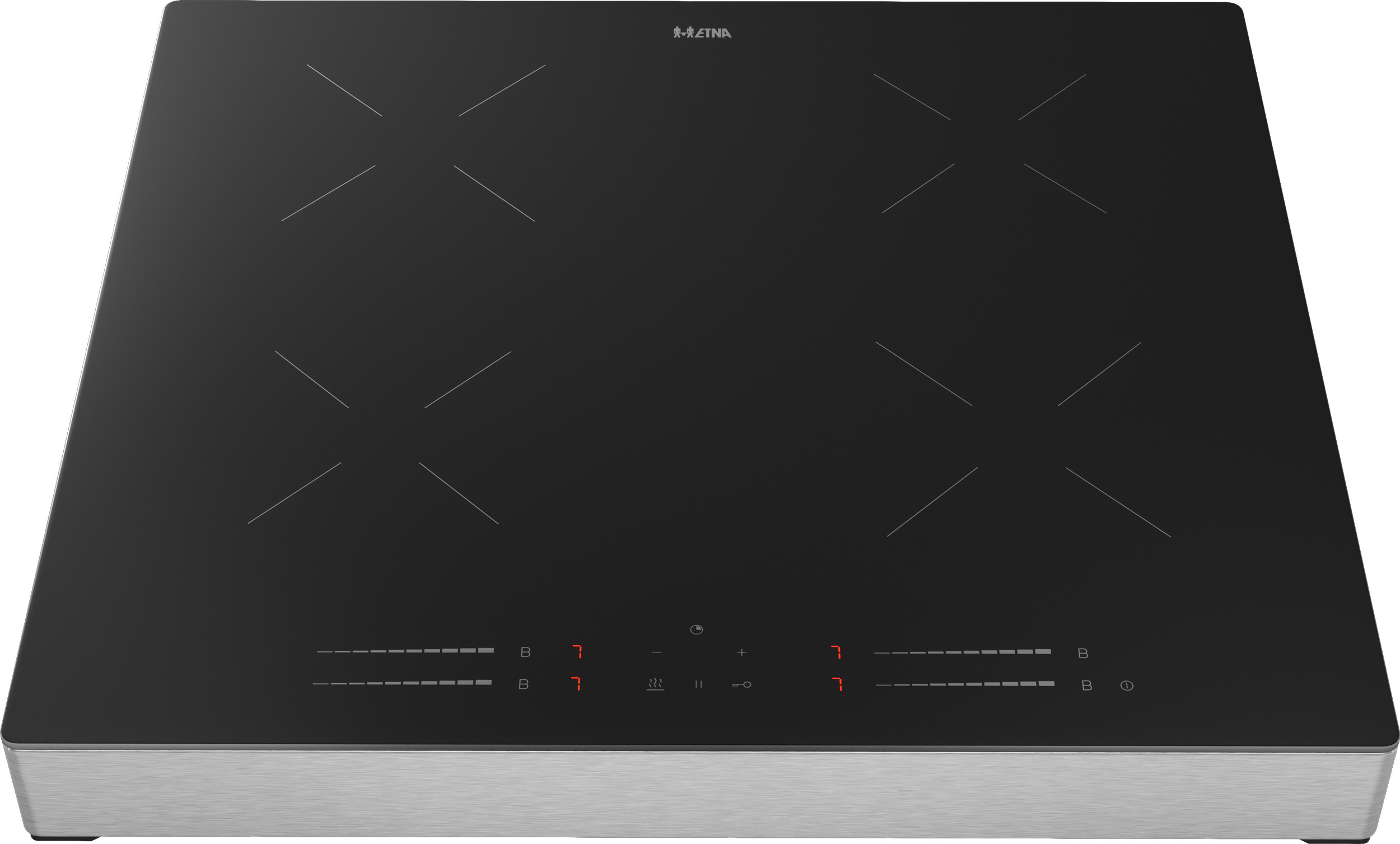 ETNA KIV364RVS - Inductiekookplaat - 59 cm - 4 Kookzones - RVS