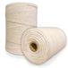 Duurzame weefgetouw warpdraad (natuurlijk/gebroken wit), één spoel, 8/4 warp-garen (800 meter), perfect voor weven: tapijt, tapijt, deken of patroon - kromtrekken draad voor elk weefgetouw