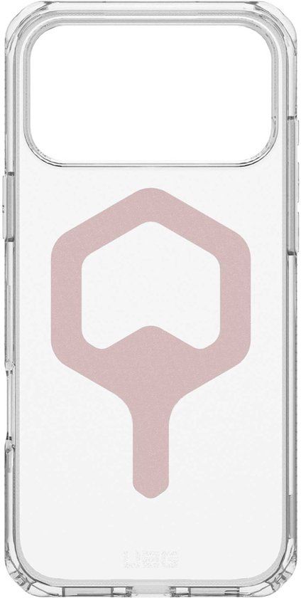 Urban Armor Gear Plyo Backcover geschikt voor MagSafe geschikt voor iPhone 17 Pro - Rose Gold