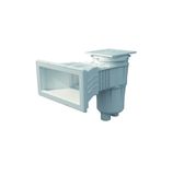 Astral Pool 11311 skimmer mural pour piscine ABS blanc résistant aux UV 5 cm 7500 L/h