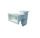 Astral Pool 11311 skimmer mural pour piscine ABS blanc résistant aux UV 5 cm 7500 L/h