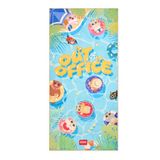 Legami - Lichtgewicht strandhanddoek, strandhanddoek van microvezel, compacte strandhanddoek, zandwerend, sneldrogend, zeer absorberend, ruimtebesparende handdoek, 85 x 180 cm